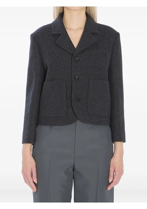 Gucci patch-pocket wool jacket - Grey