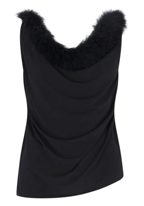 Coperni feather-detailing top - Black
