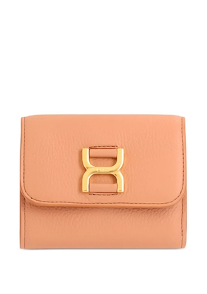 Chloé Marcie tri-fold leather wallet - Orange