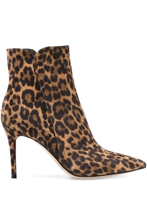 Gianvito Rossi 85mm Levy boots - Brown