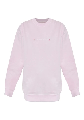 LoveShackFancy Palo embroidered sweatshirt - Pink