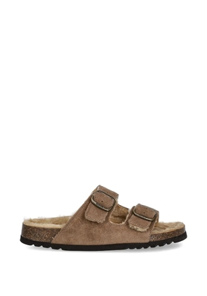 Scholl Josephine buckle sandals - Brown