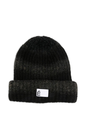 Études Studio ribbed-knit beanie - Black