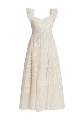 Needle & Thread sequinned dress - Neutrals