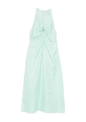 SANDRO jacquard floral dress - Green