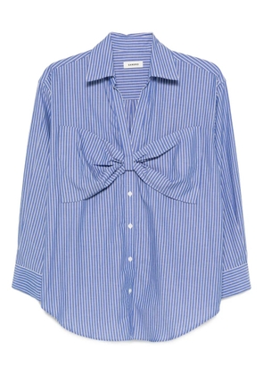 SANDRO bow-detail shirt - Blue