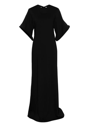 Atu Body Couture bell-sleeve open-back maxi dress - Black