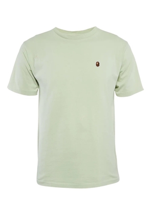 A BATHING APE® logo-appliqué cotton T-shirt - Green