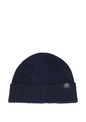 Marc O'Polo ribbed-knit beanie - Blue