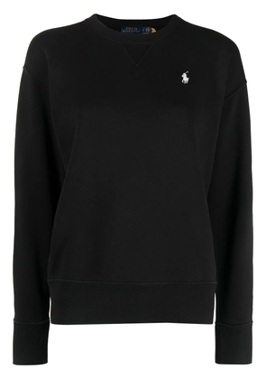 Polo Ralph Lauren logo-embroidered sweatshirt - Black