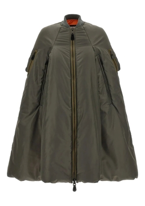 Junya Watanabe padded bomber cape - Green