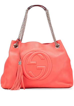 Gucci Pre-Owned 2016-2025 Medium Leather Soho Chain tote bag - Pink