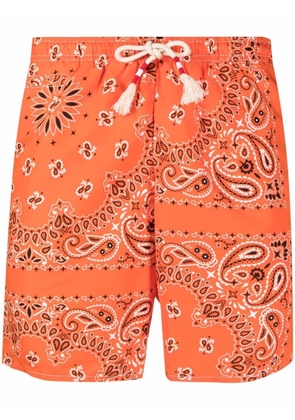 MC2 Saint Barth bandana-print swim shorts - Orange