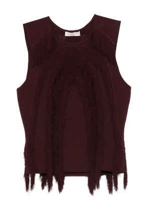 Ulla Johnson fringe sleeveless top - Red