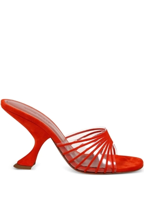 Amina Muaddi 90mm Mookie sandals - Red