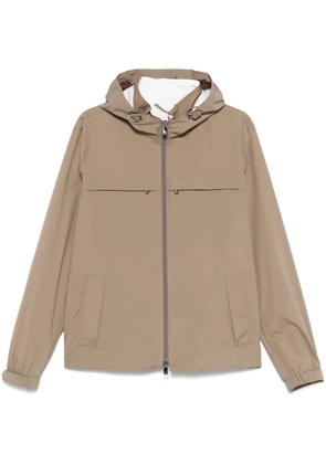Corneliani hooded jacket - Brown