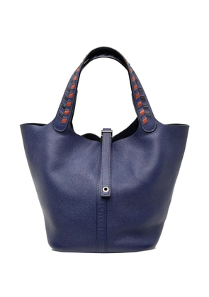 Hermès Pre-Owned 2018 Epsom Tressage Picotin Lock 22 handbag - Red