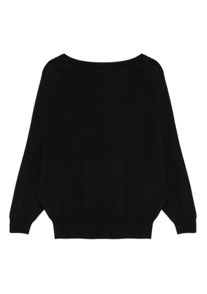 Majestic Filatures merino wool sweatshirt - Black