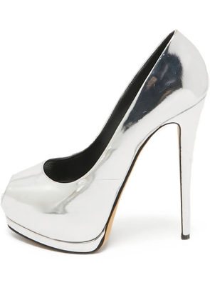 Giuseppe Zanotti Vintage pre-owned 165mm Sharon peep-toe pumps - Grey