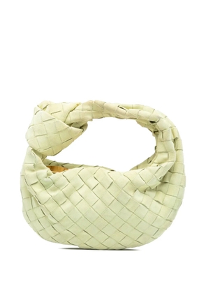 Bottega Veneta Pre-Owned 2012-2025 Mini Suede Intrecciato Jodie hobo bag - Yellow