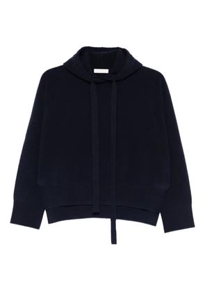 Fedeli drawstring-detail hoodie - Blue