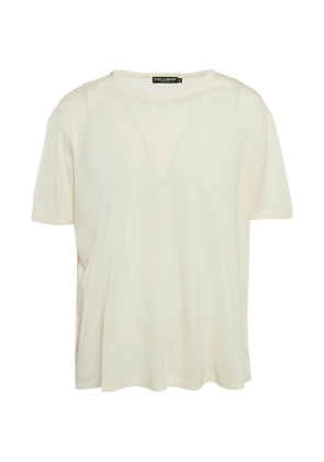 Dolce & Gabbana Pre-Owned Cream crewneck t-shirt - Neutrals