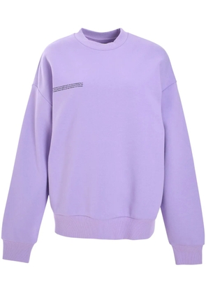 Pangaia logo-print sweatshirt - Purple