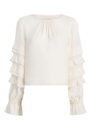 Cinq A Sept tiered-ruffle blouse - White