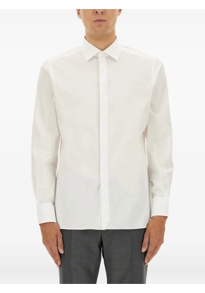 Zegna collared shirt - White