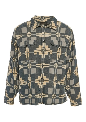 Polo Ralph Lauren Vintage pre-owned patterned cotton shirt - Blue