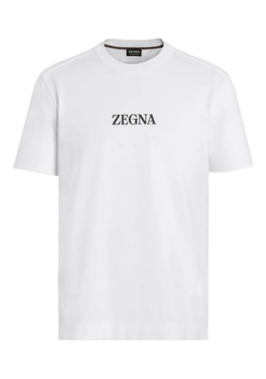 Zegna logo-detail T-shirt - White