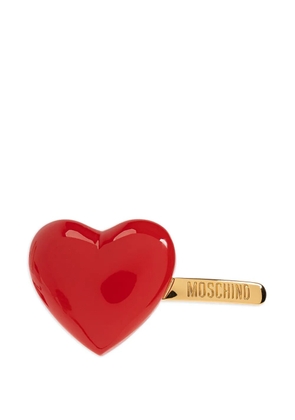 Moschino heart hair clip - Gold