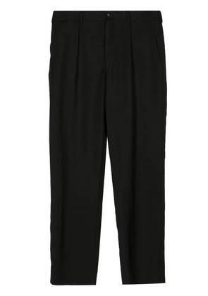 Comme des Garçons Homme Plus pleated mid-rise tailored trousers - Black