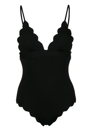 Marysia scalloped swimsuit - Black
