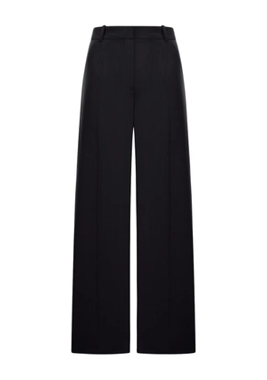 TOTEME wide-leg wool trousers - Black