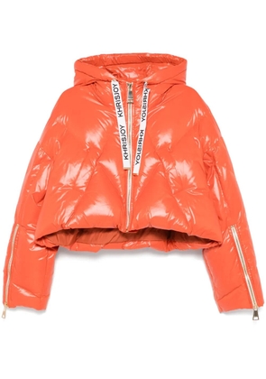 Khrisjoy Kris cropped puffer jacket - Orange