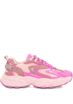 Plein Sport Pulse X mesh lettering sneakers - Pink