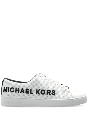 Michael Michael Kors logo-embroidered sneakers - White