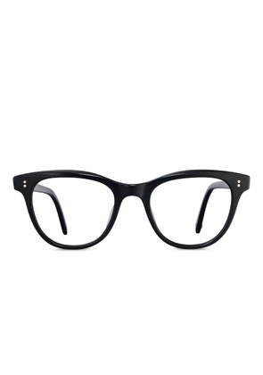 Garrett Leight Loyola oval-frame glasses - Black