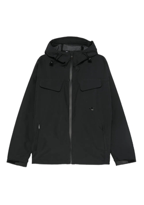adidas hooded pocket jacket - Black
