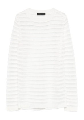 Fabiana Filippi sequin-embellishment sweater - White