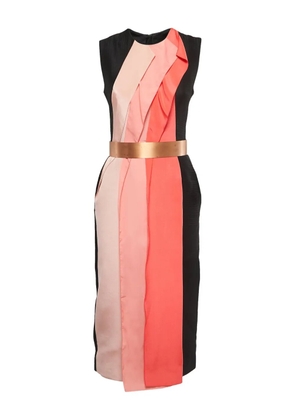 Roksanda 2023 panelled belt dress - Black