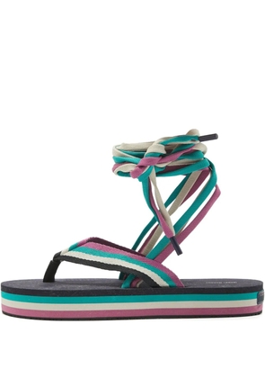 Isabel Marant Vintage canvas sandals - Black