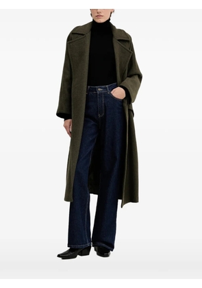 Sandro Ferrone belted coat - Green