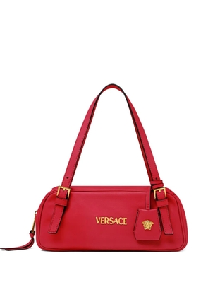 Versace Tag Bowling buckle-detail shoulder bag - Red