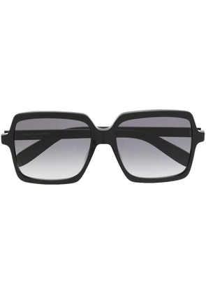 Saint Laurent Eyewear oversize-frame sunglasses - Black