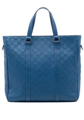 Louis Vuitton Pre-Owned 2014 Damier Infini Tadao PM satchel - Blue