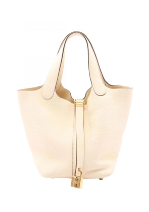 Hermès Pre-Owned 2021 Clemence Picotin Lock 18 handbag - Brown