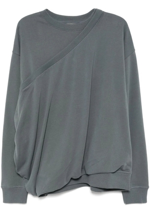 Qasimi draped sweatshirt - Grey