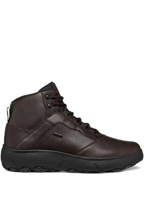 Geox lace-up leather boots - Brown